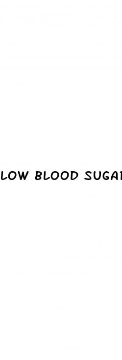 low blood sugar depression