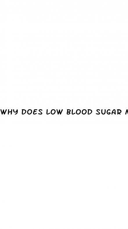 why does low blood sugar make you shake