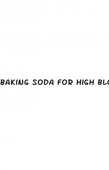 baking soda for high blood sugar