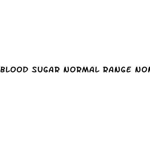 blood sugar normal range non fasting