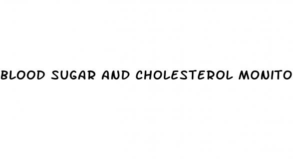 blood sugar and cholesterol monitor