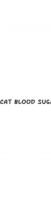 cat blood sugar low