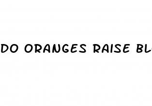 do oranges raise blood sugar levels