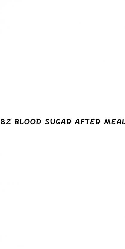 82 blood sugar after meal