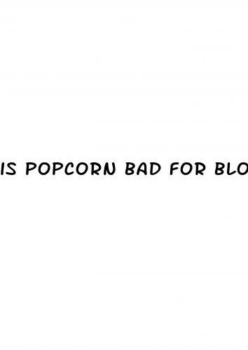 is popcorn bad for blood sugar