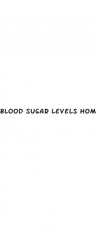 blood sugar levels homeostasis