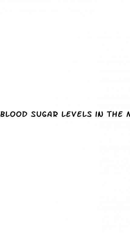 blood sugar levels in the morning for diabetics