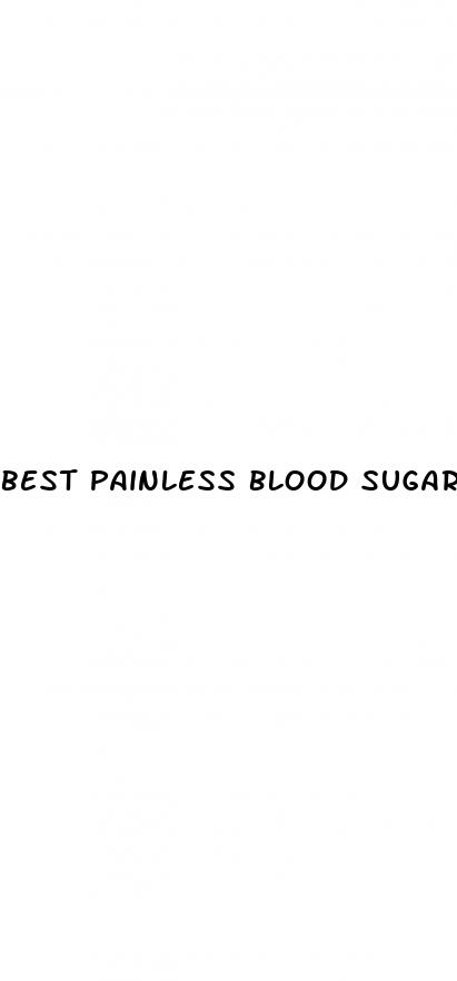 best painless blood sugar monitor