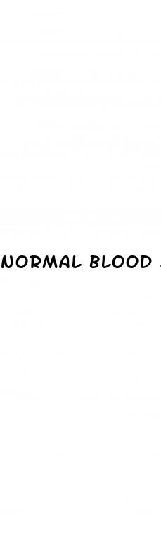 normal blood sugar levels chart