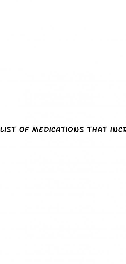 list of medications that increase blood sugar