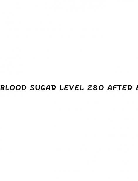 blood sugar level 280 after eating