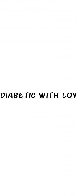 diabetic with low blood sugar
