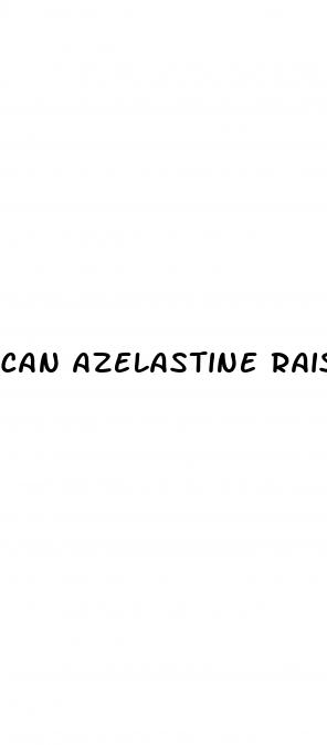 can azelastine raise blood sugar