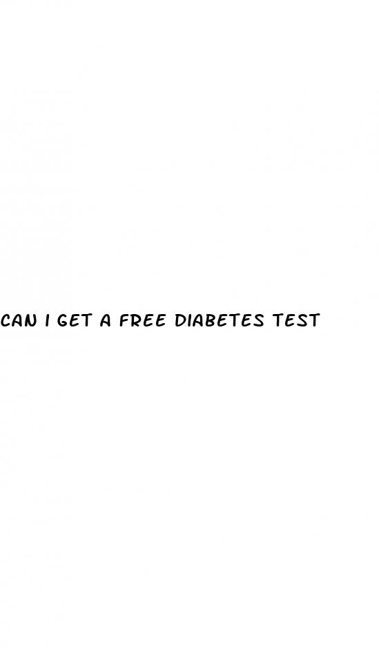 can i get a free diabetes test