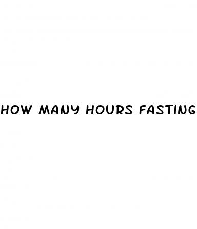 how many hours fasting for blood sugar test