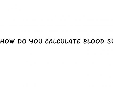 how do you calculate blood sugar levels