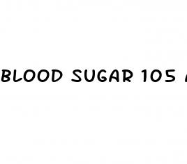 blood sugar 105 after eating