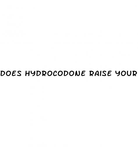 does hydrocodone raise your blood sugar