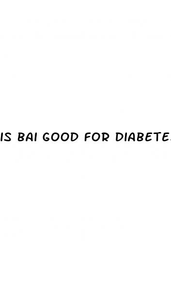 is bai good for diabetes
