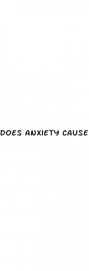 does anxiety cause low blood sugar