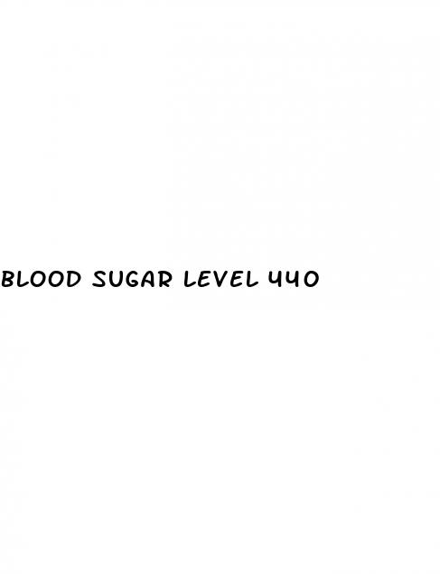 blood sugar level 440