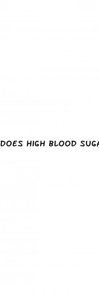 does high blood sugar affect brain function