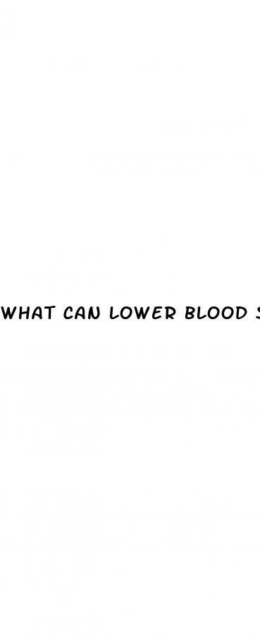 what can lower blood sugar