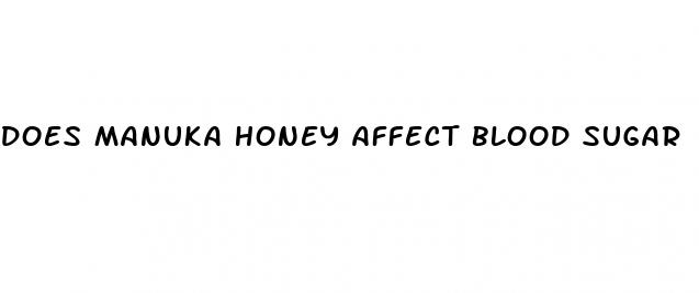 does manuka honey affect blood sugar