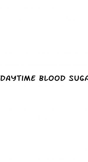 daytime blood sugar levels