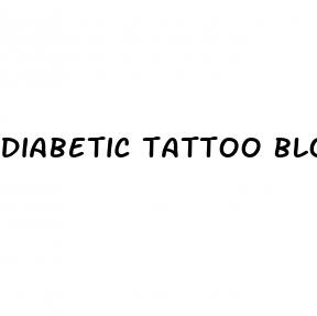 diabetic tattoo blood sugar