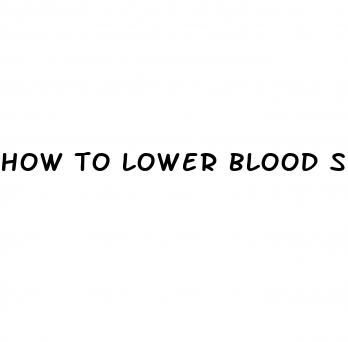 how to lower blood sugar before fasting test