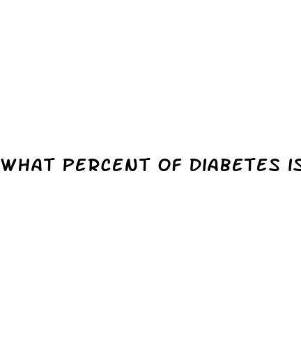 what percent of diabetes is type 1