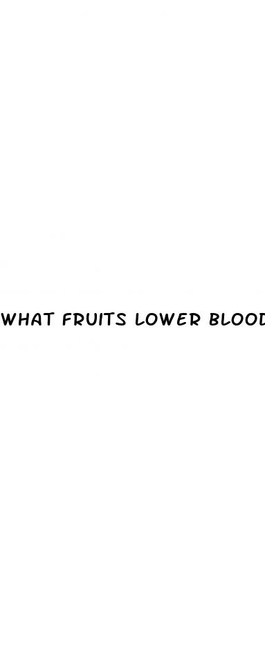 what fruits lower blood sugar levels