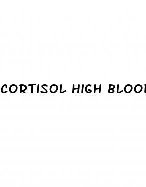 cortisol high blood sugar