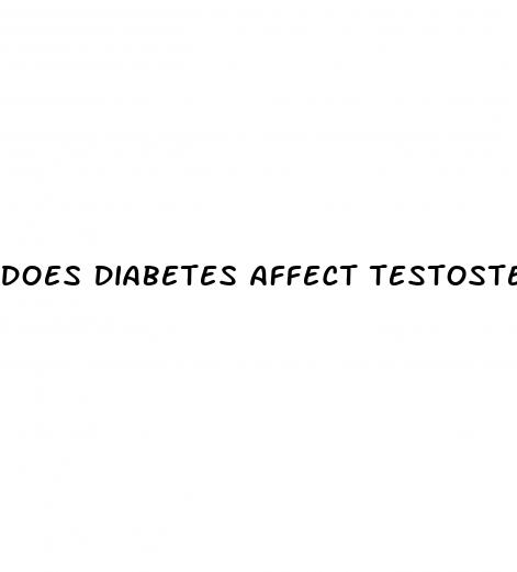 does diabetes affect testosterone