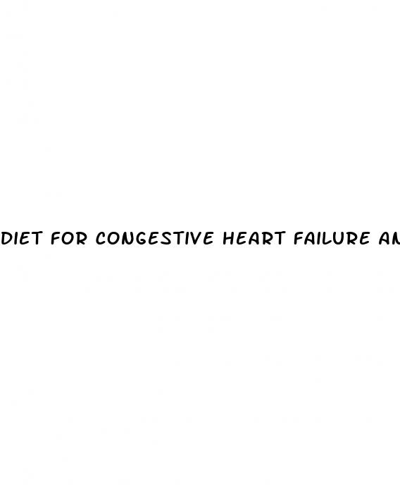 diet for congestive heart failure and diabetes