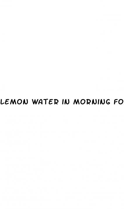 lemon water in morning for diabetes