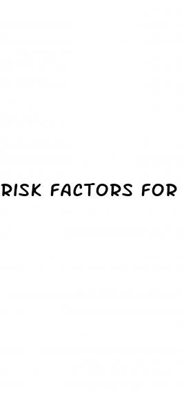 risk factors for diabetes