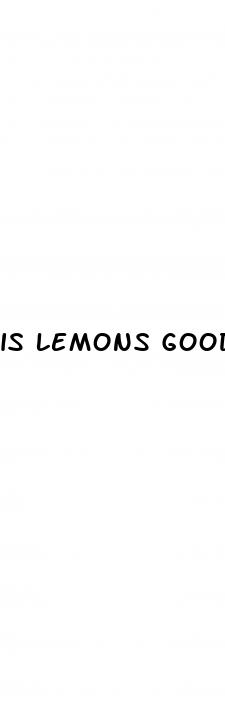 is lemons good for diabetes