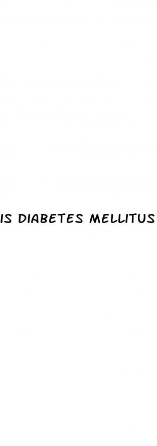 is diabetes mellitus type 1 or 2