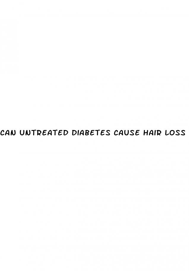 can untreated diabetes cause hair loss