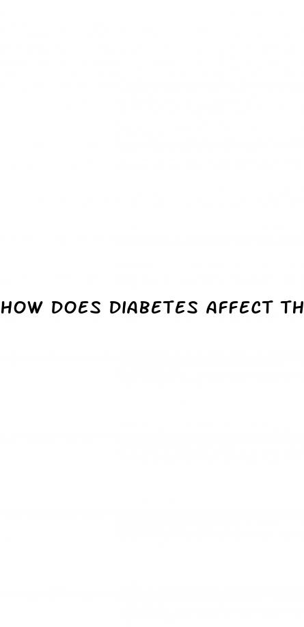 how does diabetes affect the endocrine system