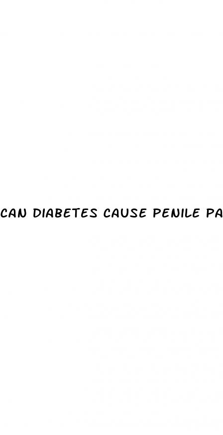 can diabetes cause penile pain
