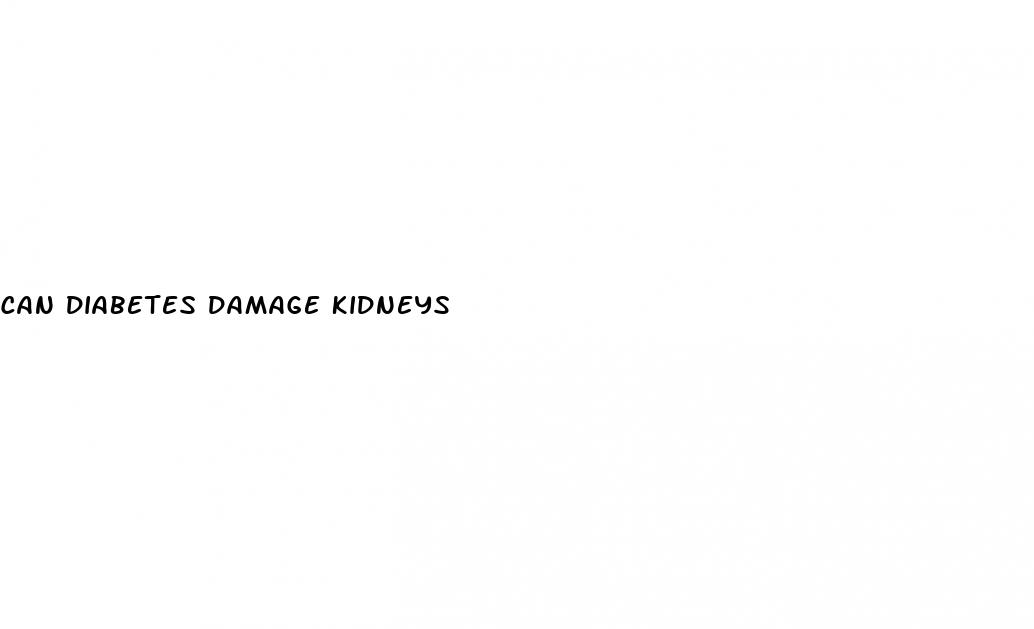 can diabetes damage kidneys
