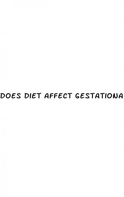does diet affect gestational diabetes