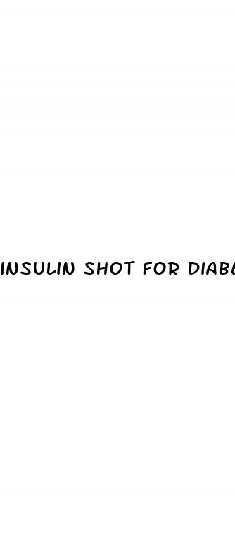 insulin shot for diabetes