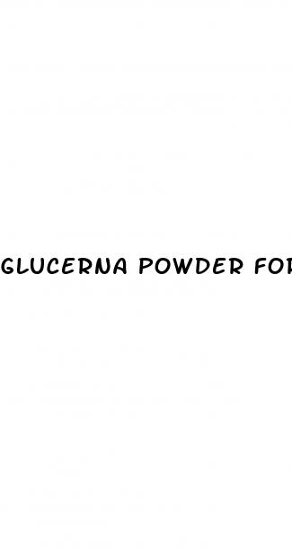 glucerna powder for diabetes