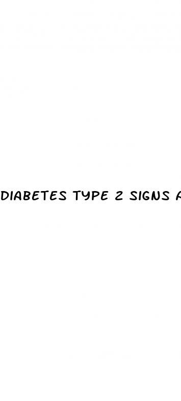 diabetes type 2 signs and symptoms