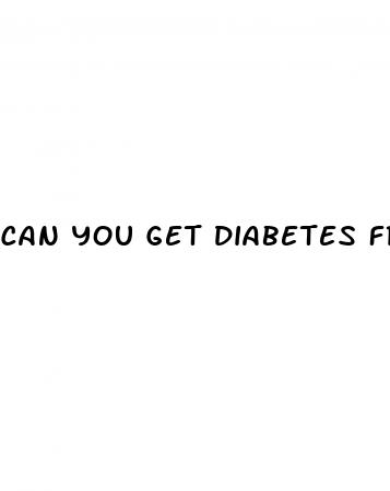 can you get diabetes from sugar
