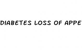 diabetes loss of appetite